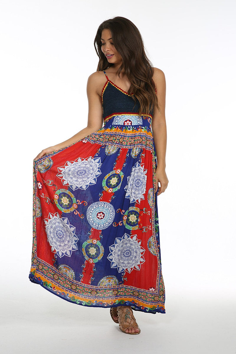 Fiesta De Playa Maxi Dress - YuppyCollections