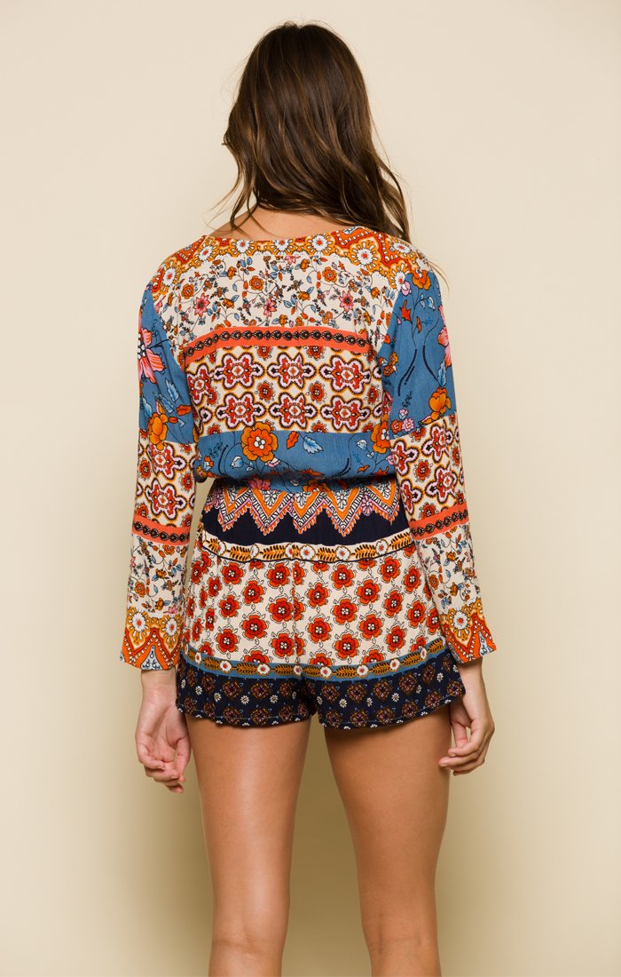 SUN DAZE BUTTON UP ROMPER - YuppyCollections