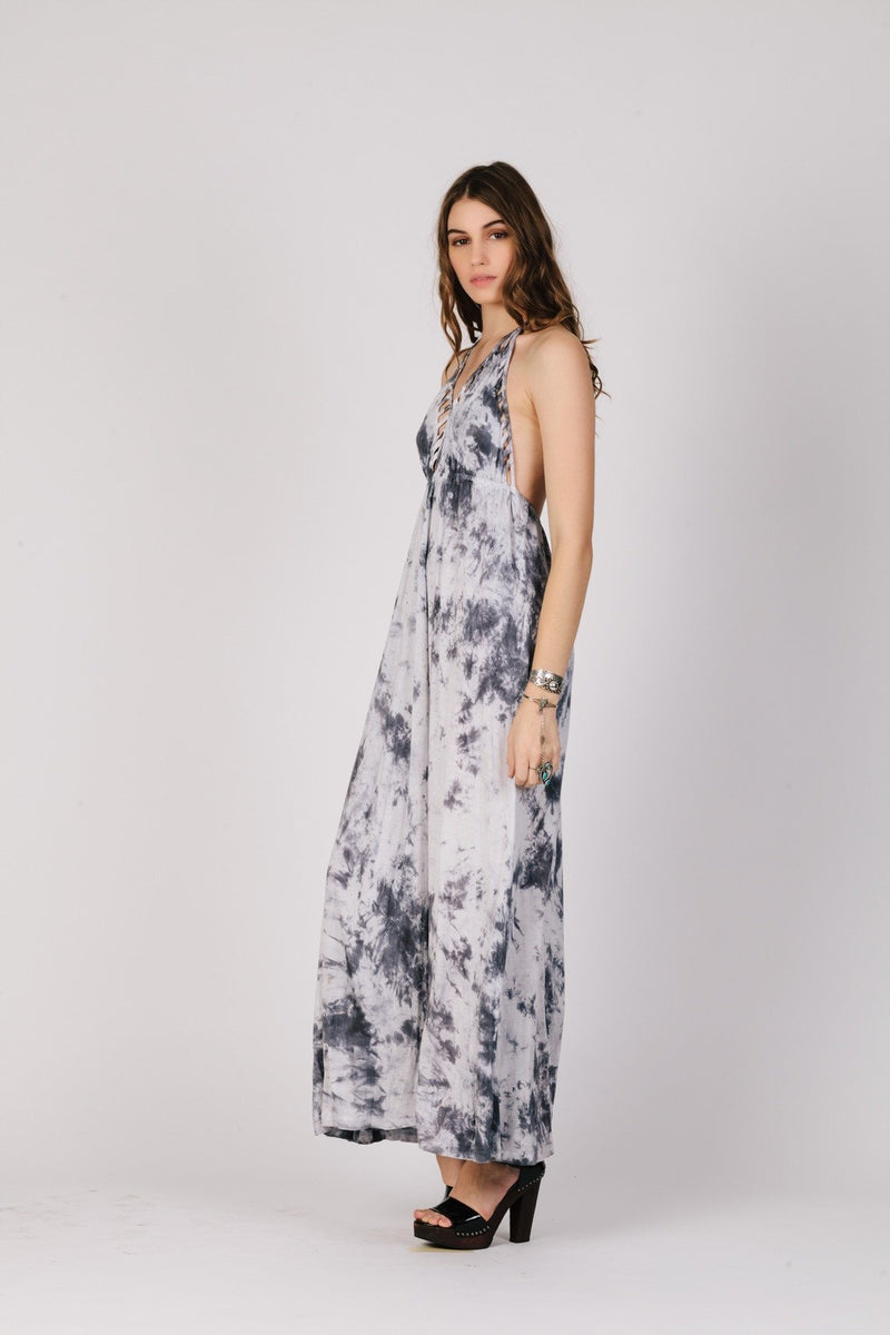 Cloud Gazer Halter Maxi Dress - YuppyCollections