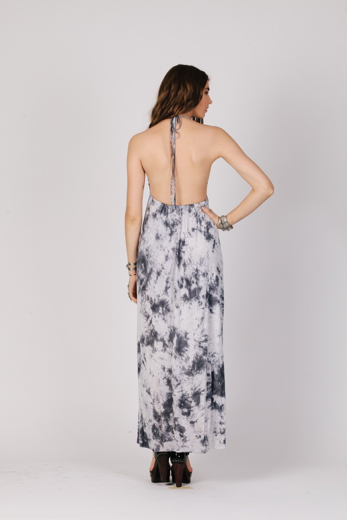 Cloud Gazer Halter Maxi Dress - YuppyCollections