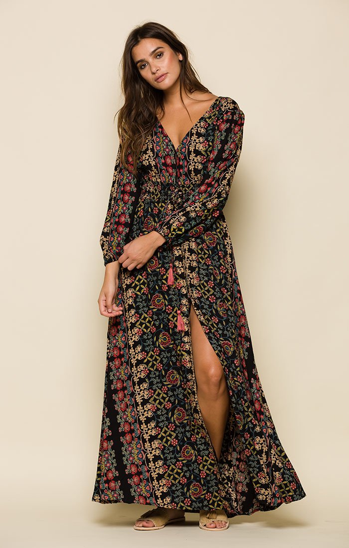 YASMIN DUSTER MAXI DRESS - YuppyCollections