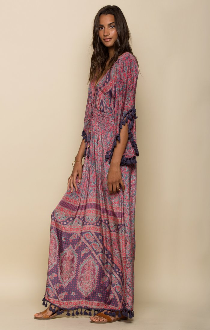 ELECTRIC LOVE MAXI DRESS - YuppyCollections