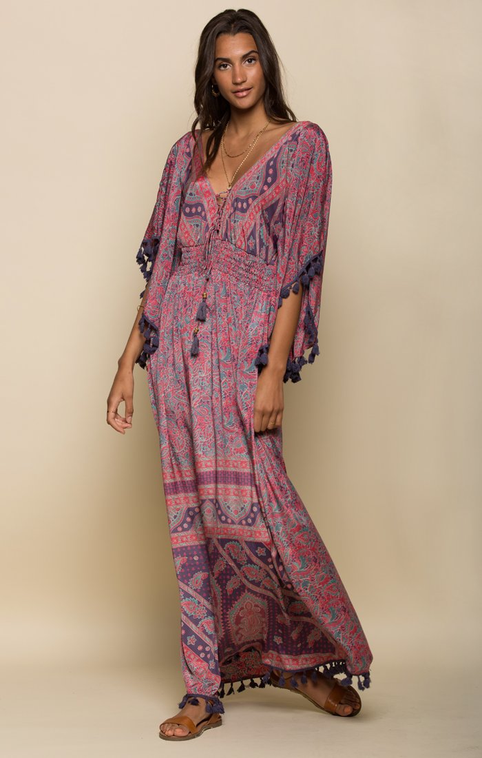 ELECTRIC LOVE MAXI DRESS - YuppyCollections