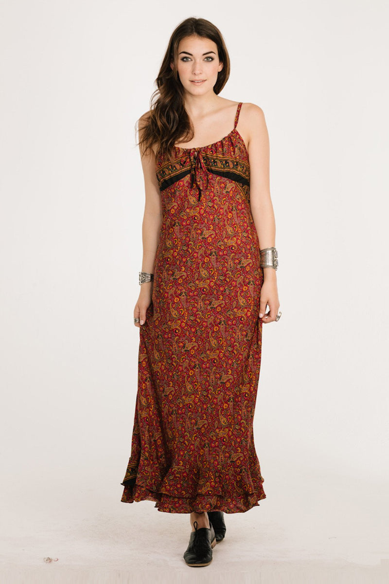 Prague Gardens Maxi Dress - YuppyCollections