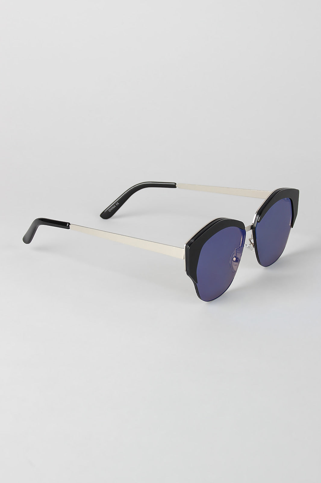 Geometric Semi-Rimless Sunglasses - YuppyCollections