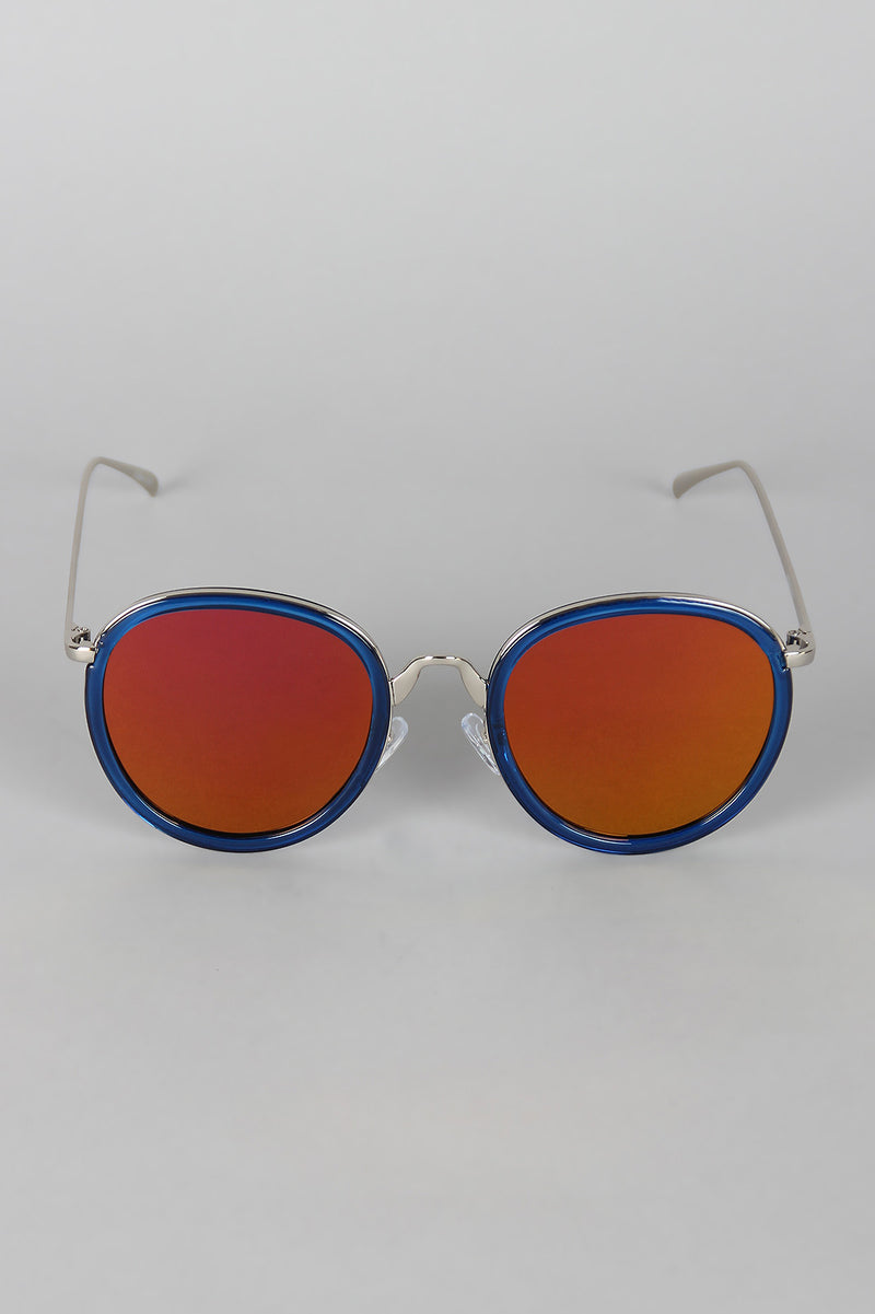 Pointy Bridge Plastic and Metal Sunglasses - YuppyCollections