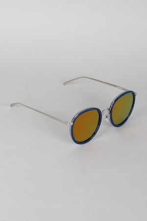 Pointy Bridge Plastic and Metal Sunglasses - YuppyCollections