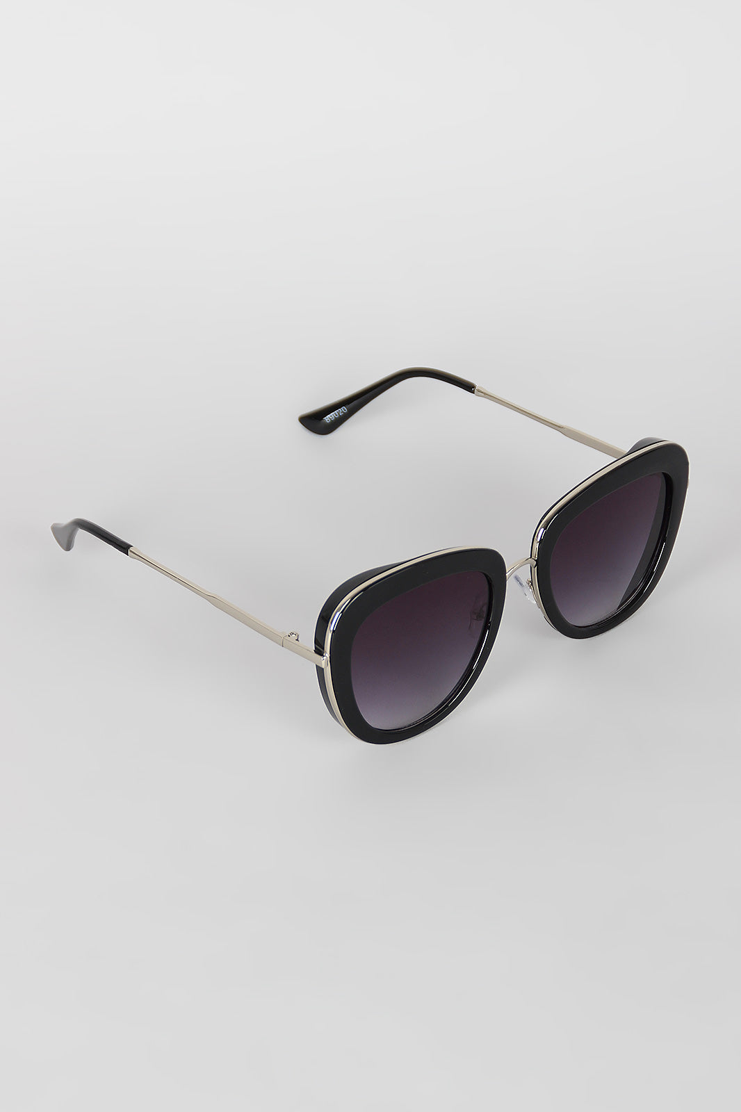 Rectangular Mod Contrast Sunglasses - YuppyCollections