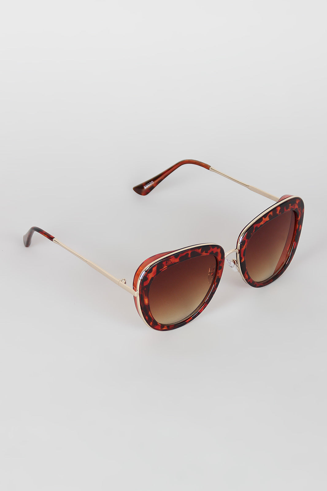 Rectangular Mod Contrast Sunglasses - YuppyCollections