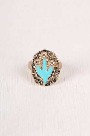 Looking Sharp Cactus Ring - YuppyCollections