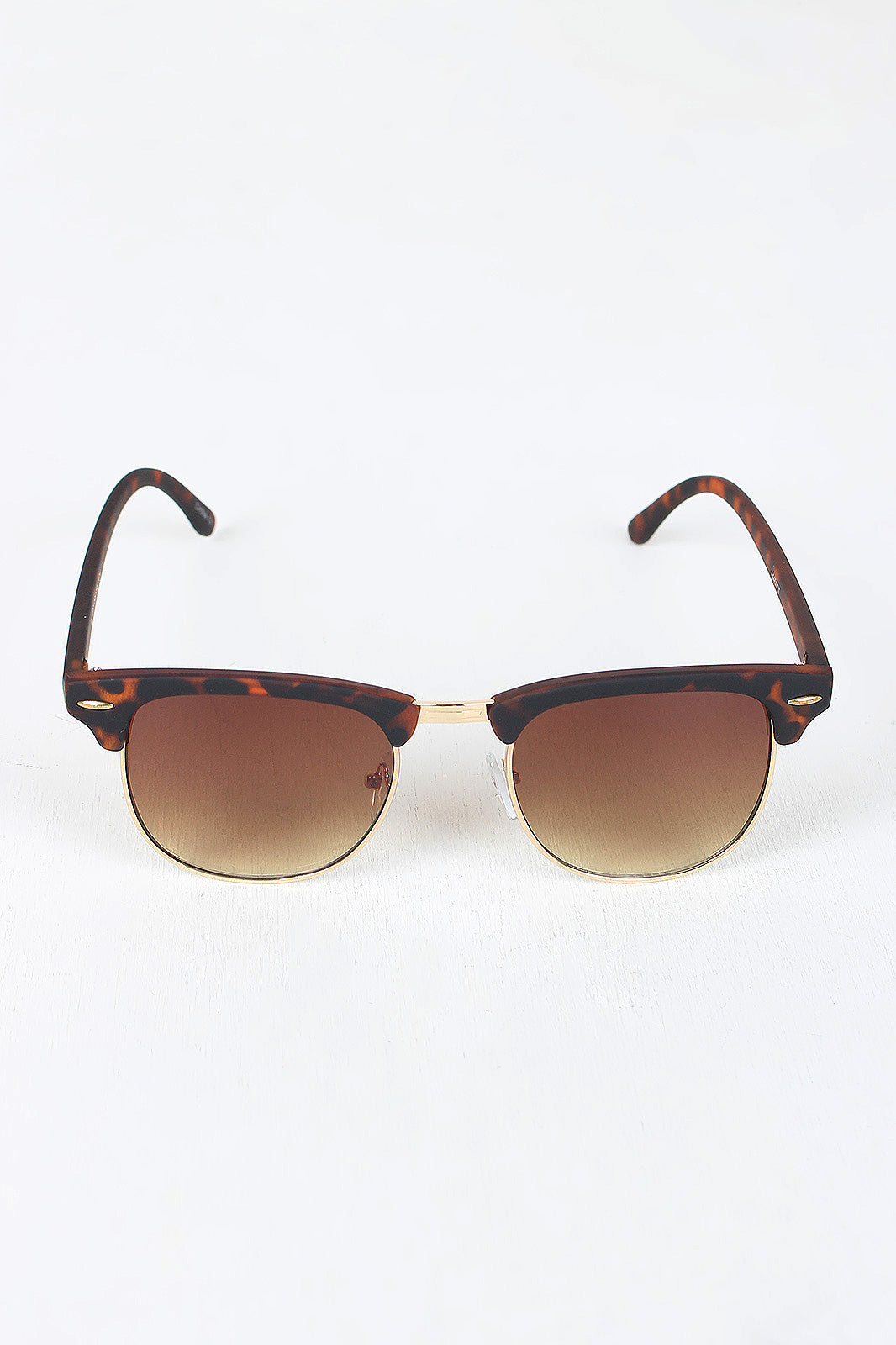 Semi-Rimless Wayfarer Design Sunglasses - YuppyCollections