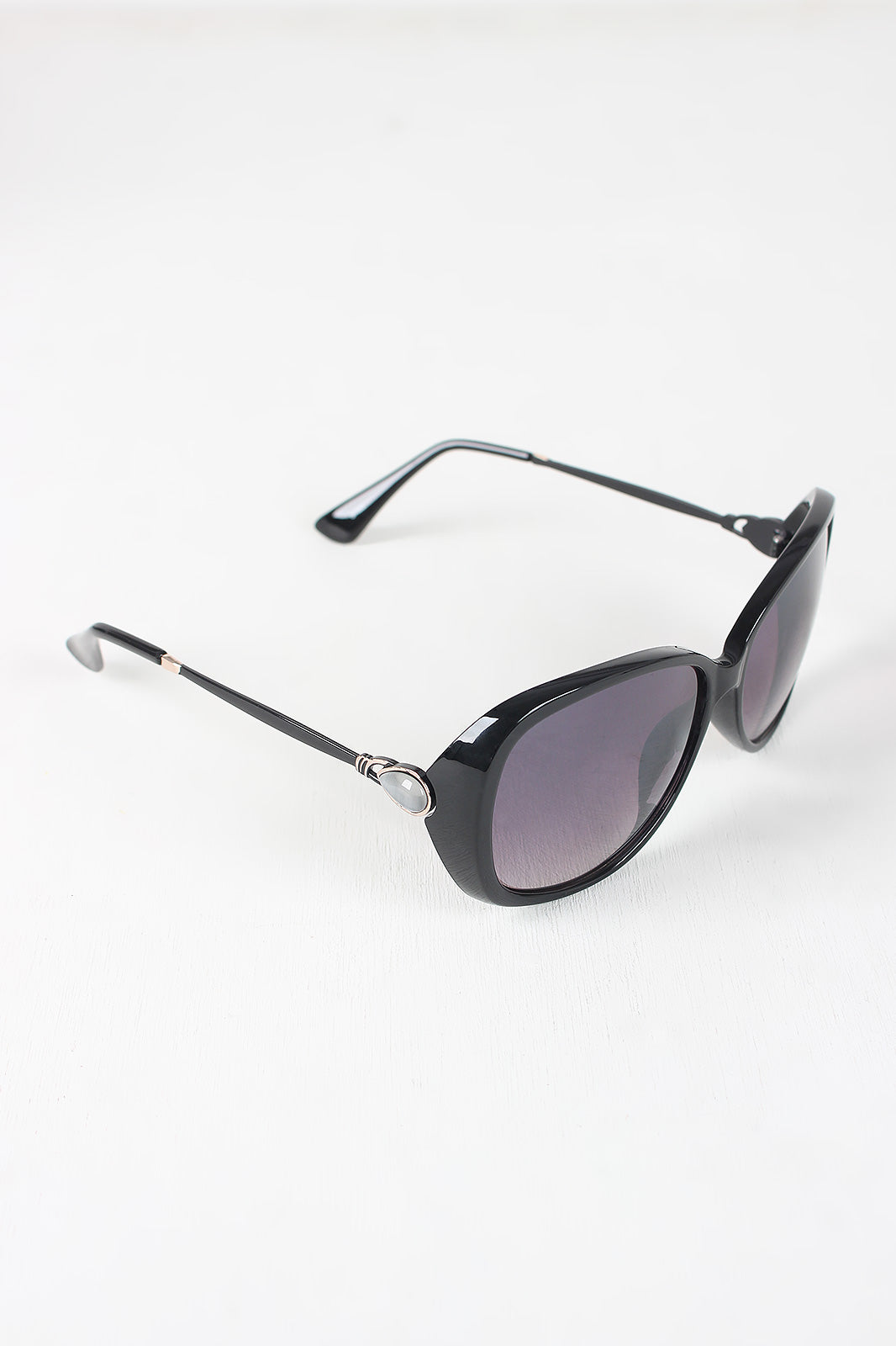 Semi-Round Lens Silhouette Sunglasses - YuppyCollections