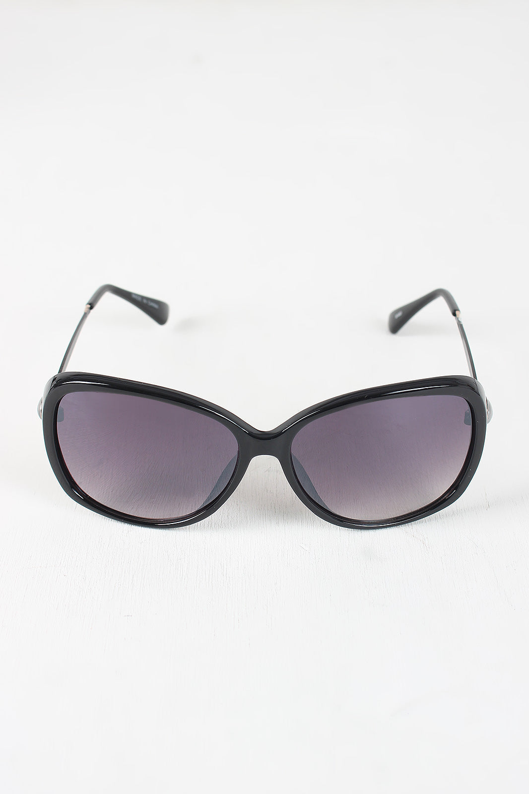 Semi-Round Lens Silhouette Sunglasses - YuppyCollections