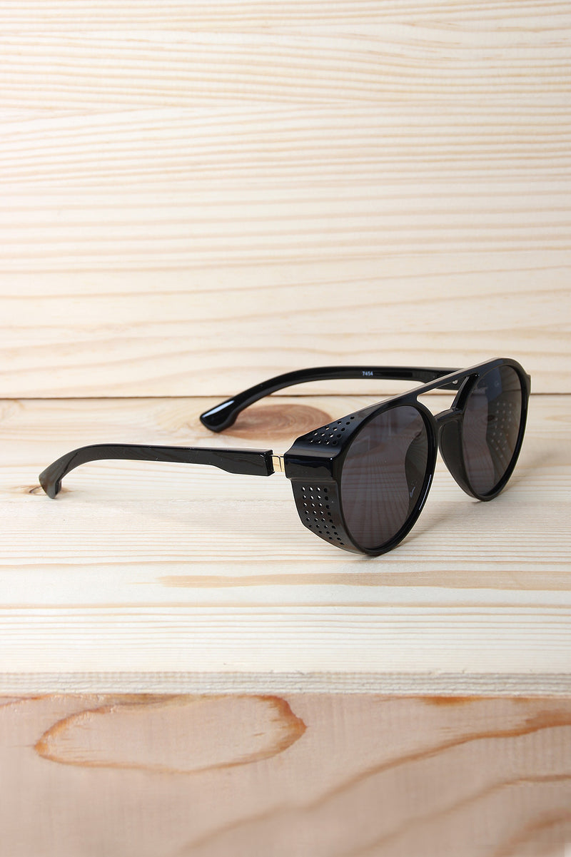 Bar Brow Brim Frame Sunglasses - YuppyCollections