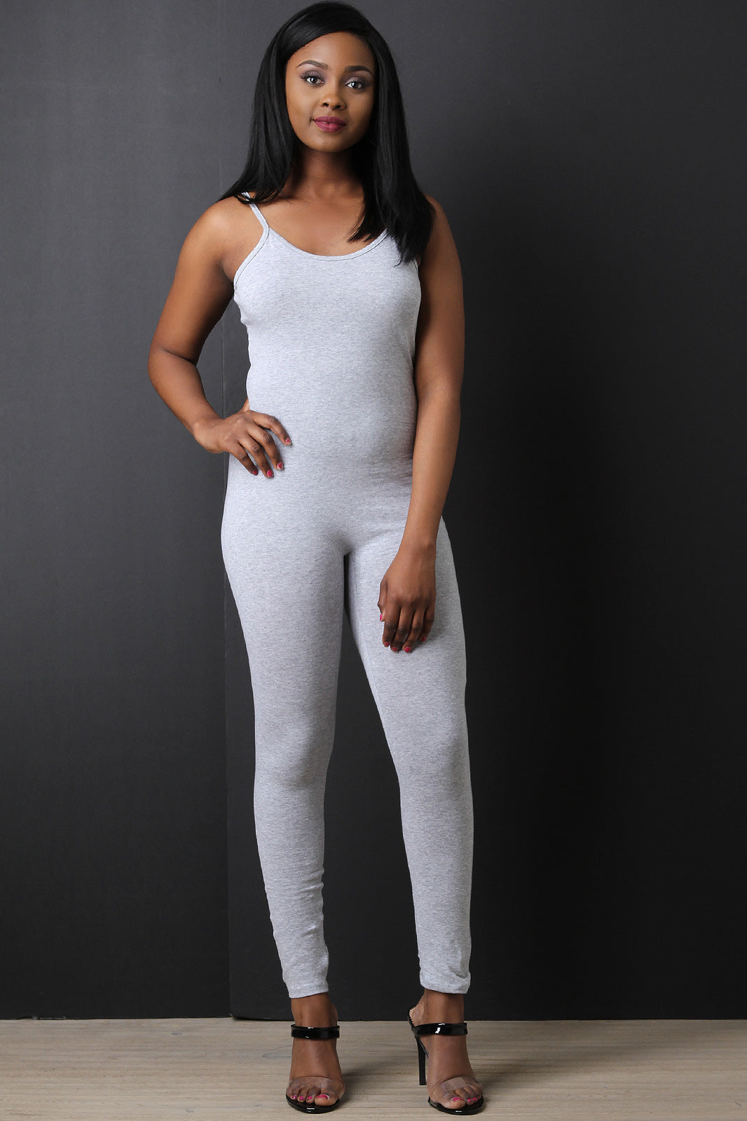 Sleeveless Stretchy Catsuit Jumpsuit - YuppyCollections