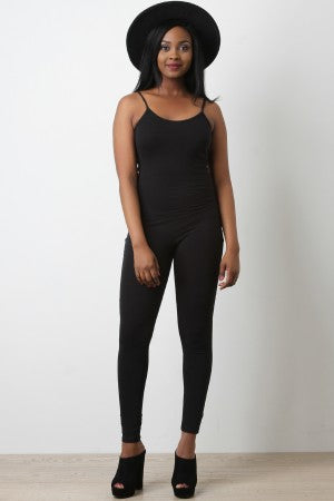 Sleeveless Stretchy Catsuit Jumpsuit - YuppyCollections