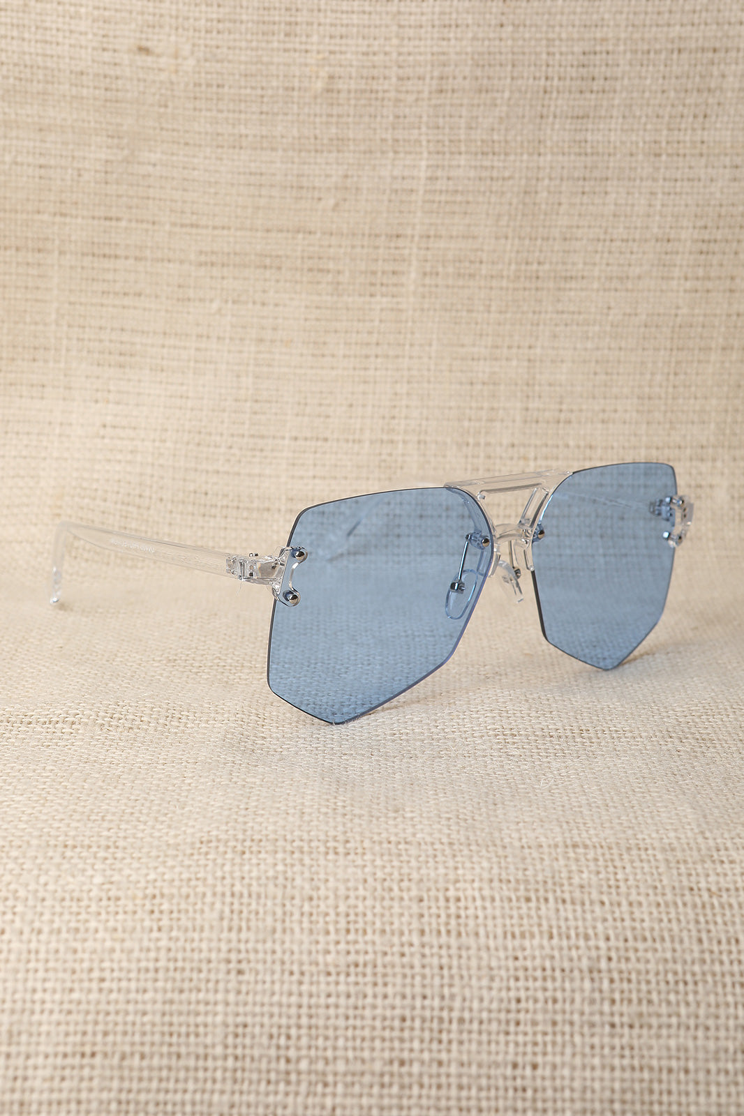 Colored Aviator Clear Sunglasses - YuppyCollections