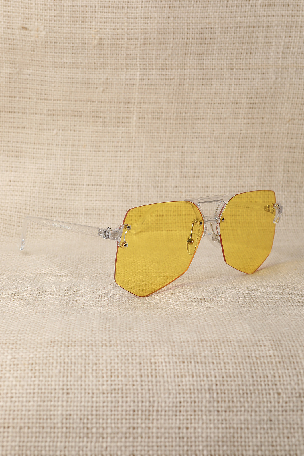 Colored Aviator Clear Sunglasses - YuppyCollections