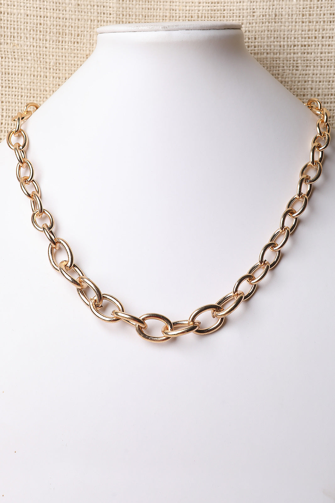 Oval-Link Toggle Necklace Set - YuppyCollections