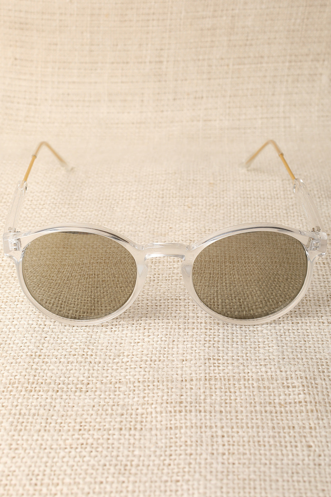 Clear Plastic Mirror Lens Sunglasses - YuppyCollections