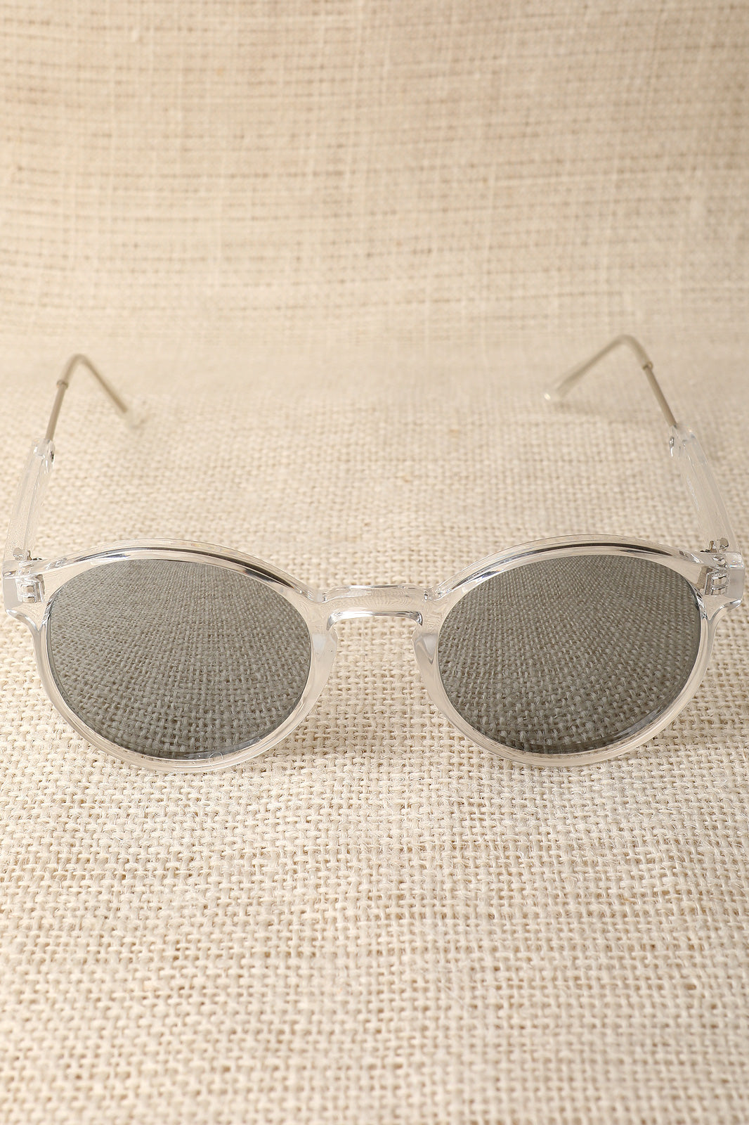 Clear Plastic Mirror Lens Sunglasses - YuppyCollections