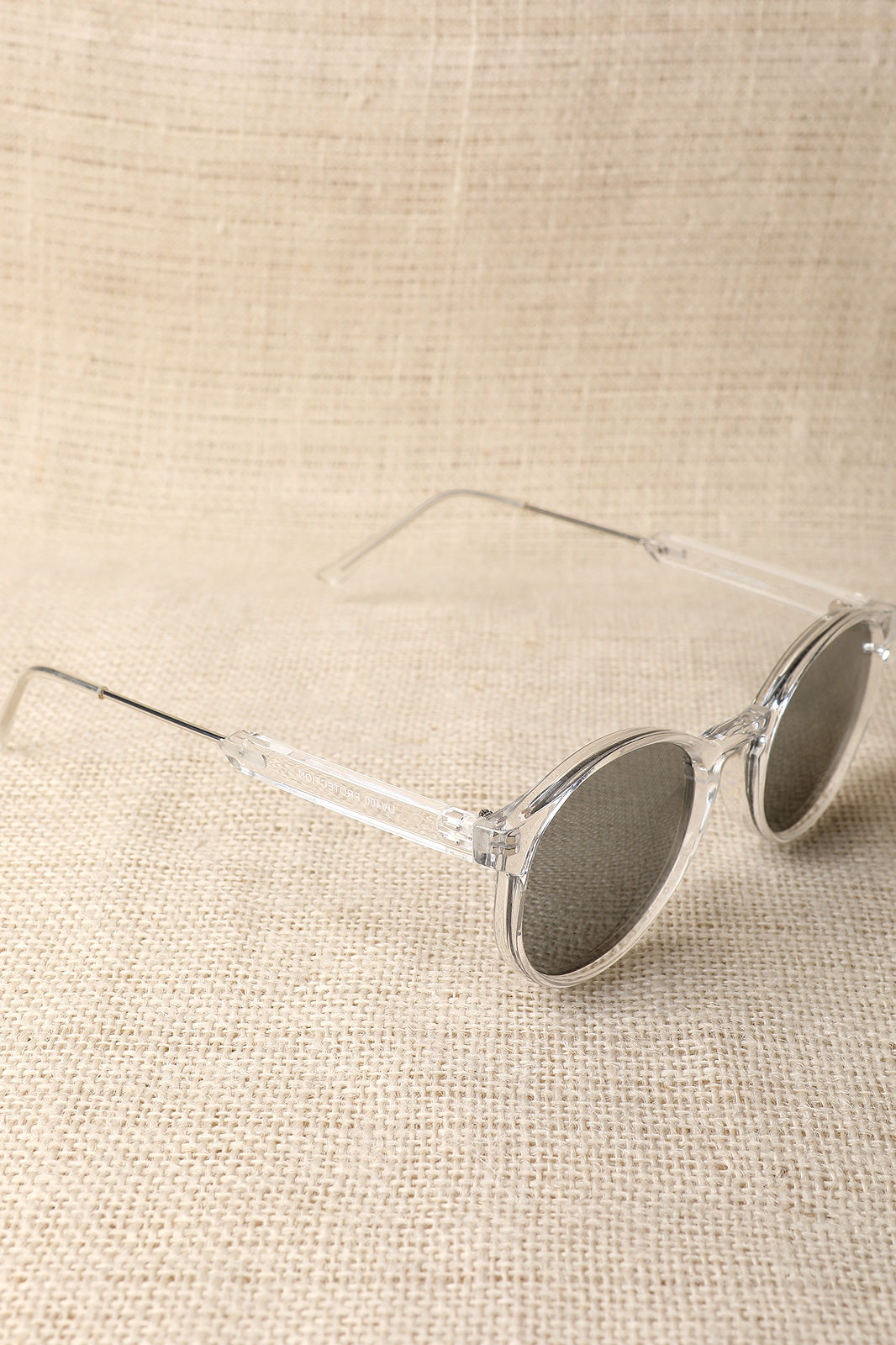 Clear Plastic Mirror Lens Sunglasses - YuppyCollections