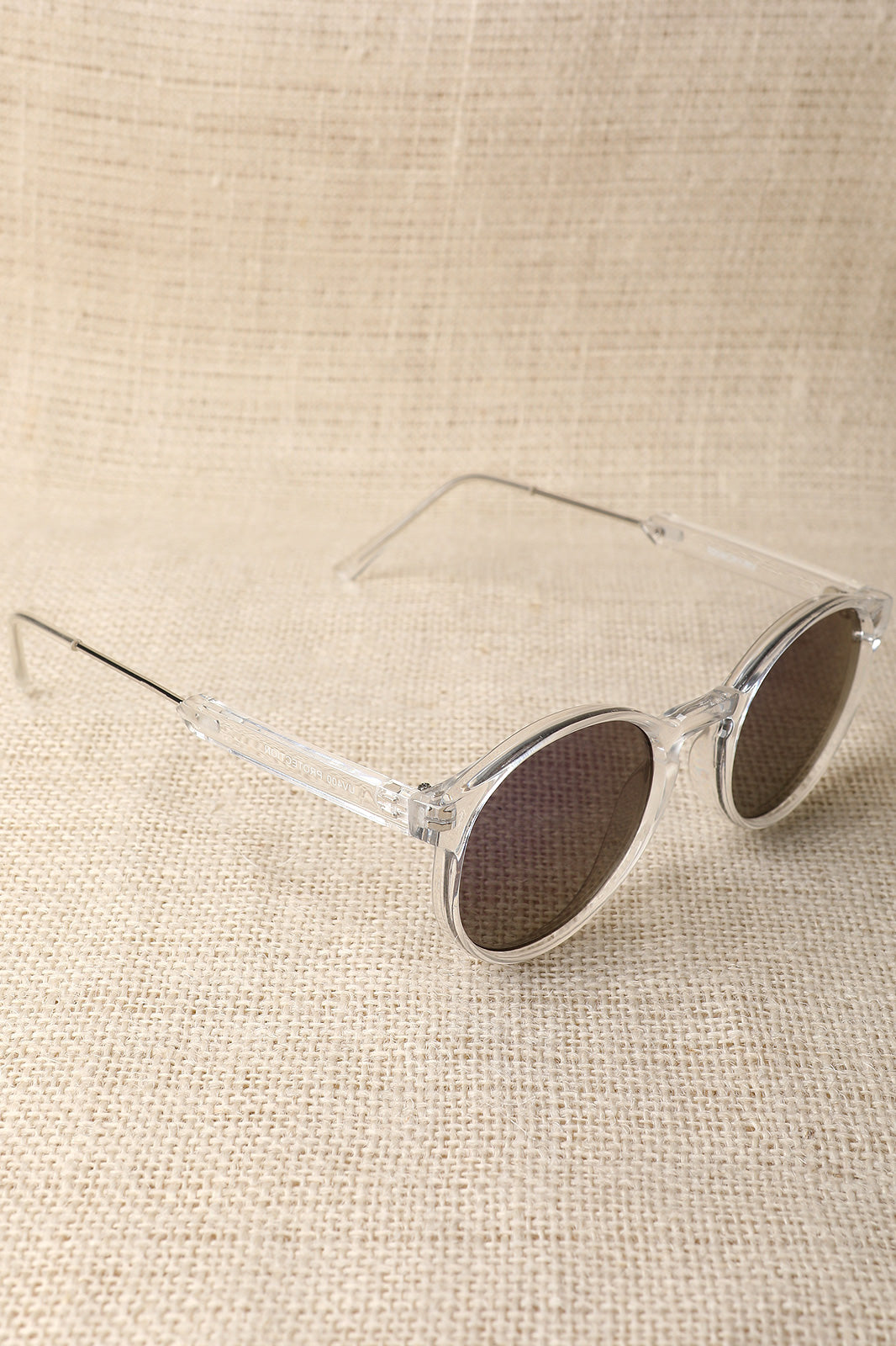 Clear Plastic Mirror Lens Sunglasses - YuppyCollections