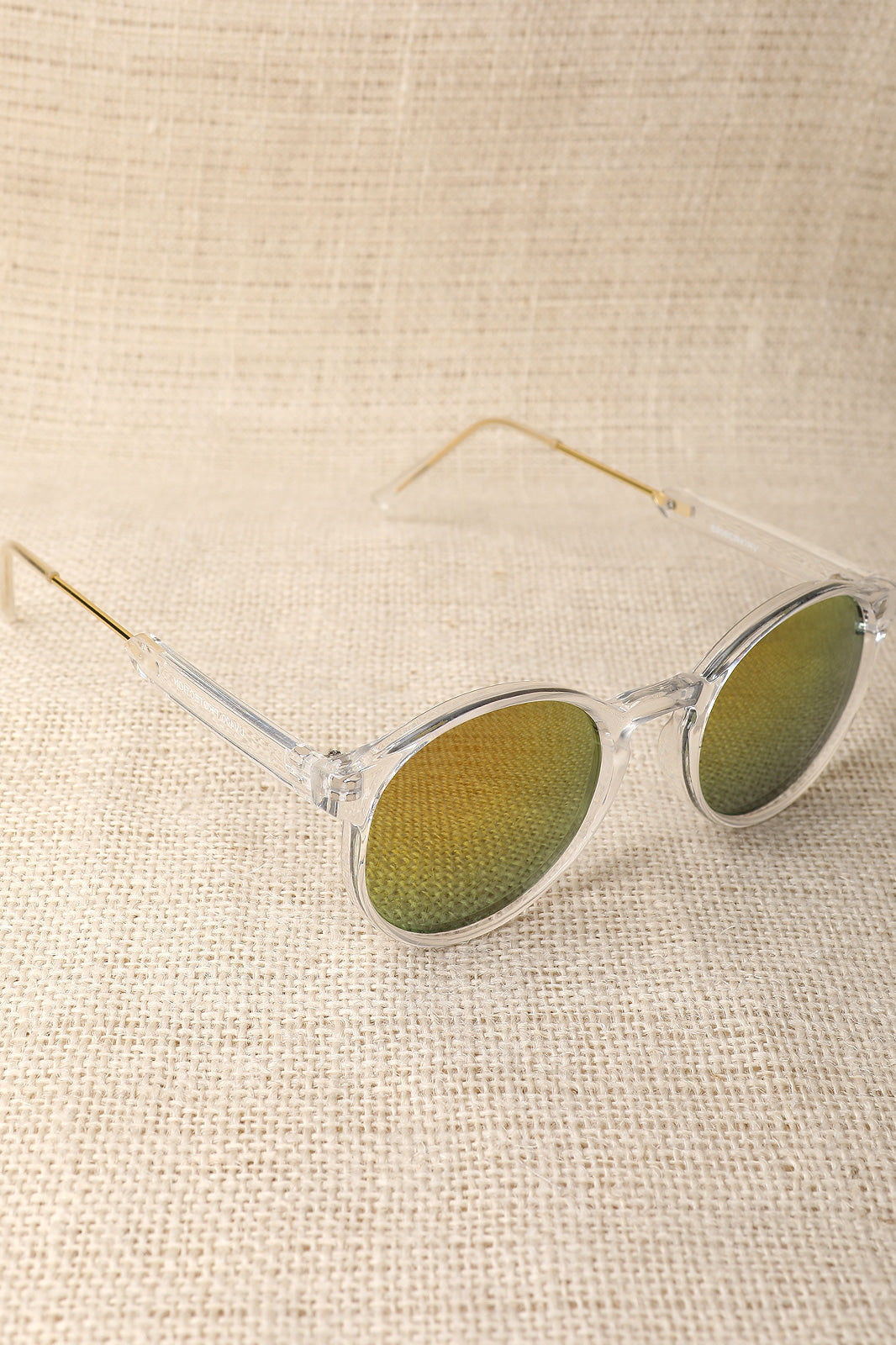 Clear Plastic Mirror Lens Sunglasses - YuppyCollections