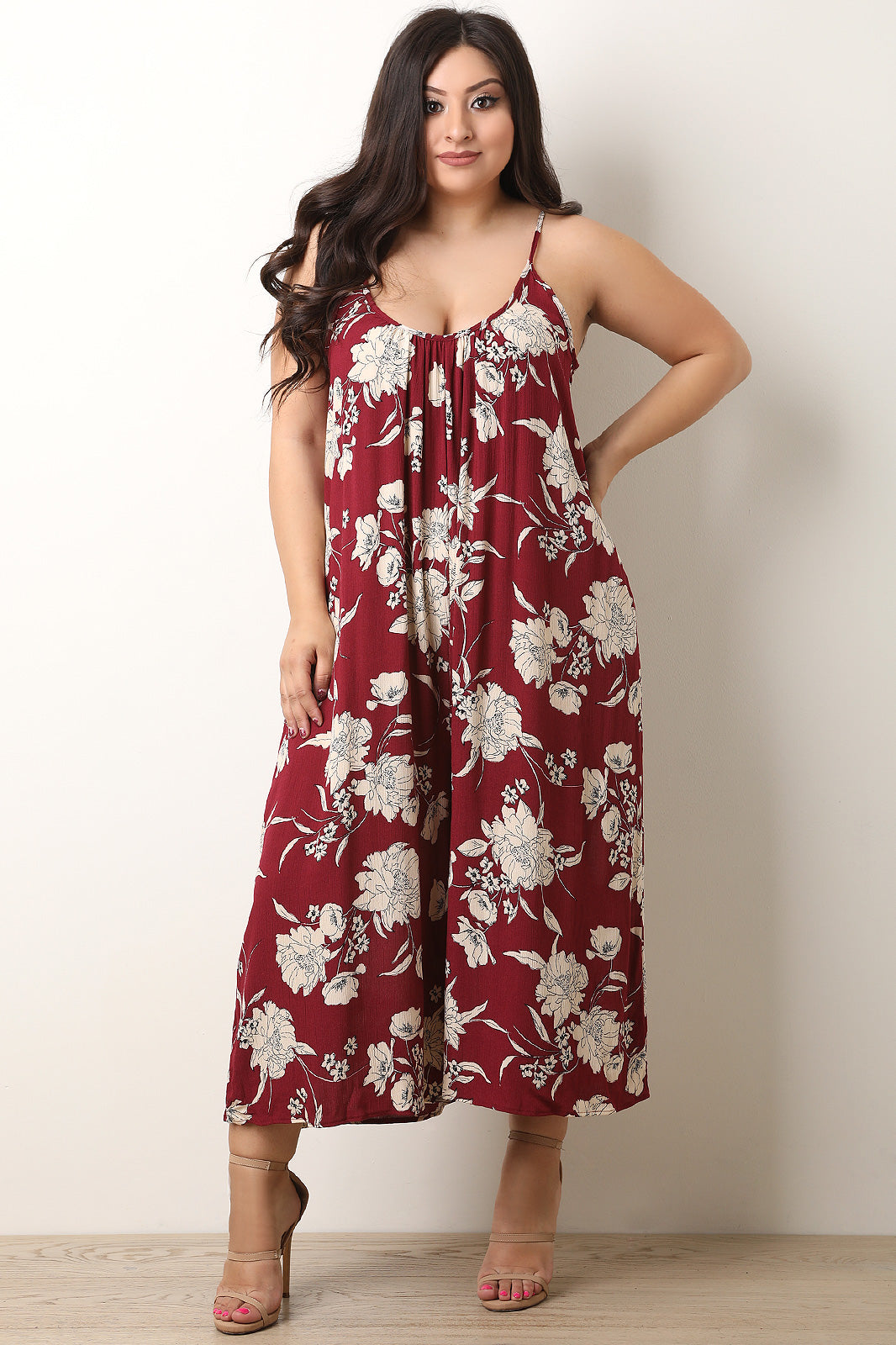 Floral Relax Palazzo Jumpsuit - YuppyCollections