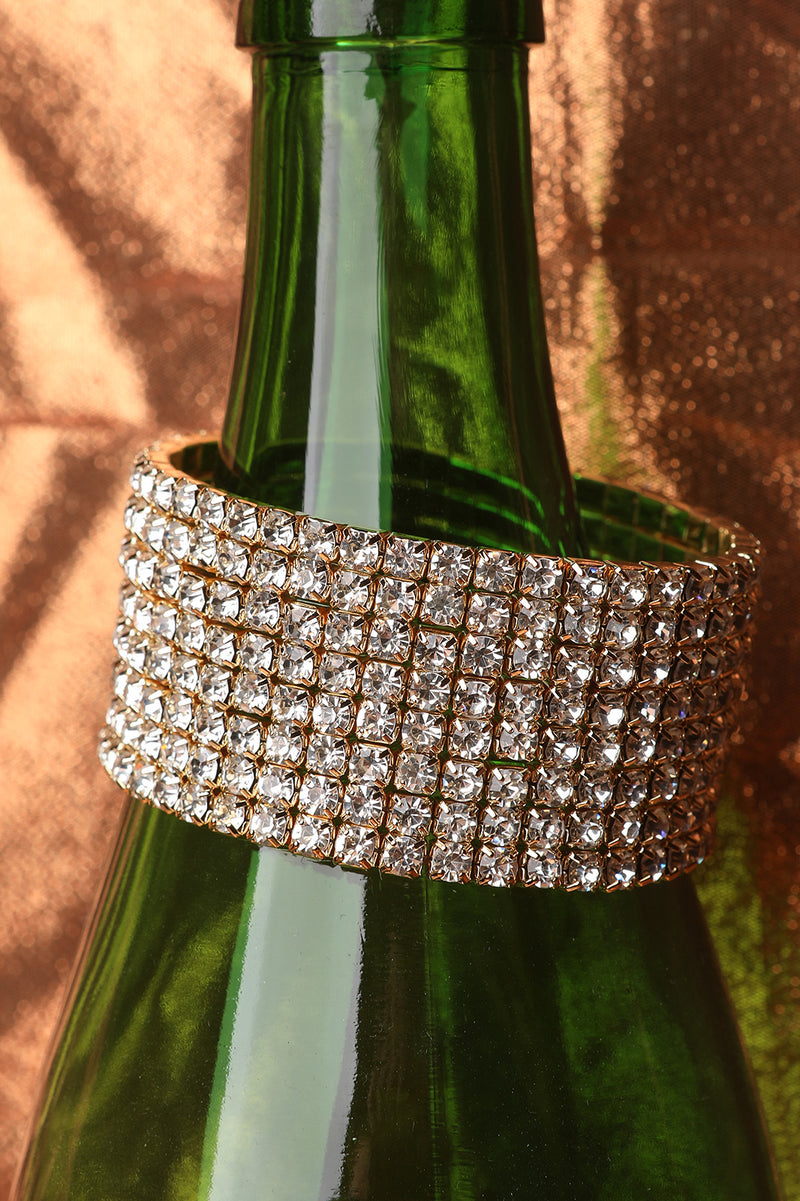 8-Row Rhinestone Bracelet - YuppyCollections