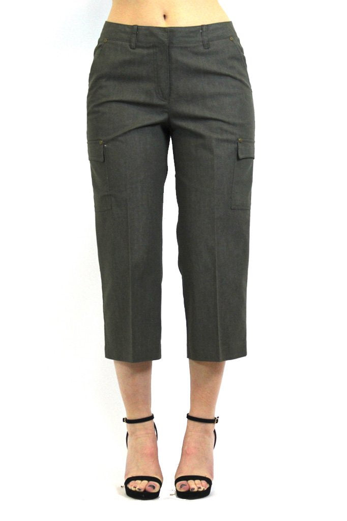 Women's Larry Levine Crop Pants - YuppyCollections