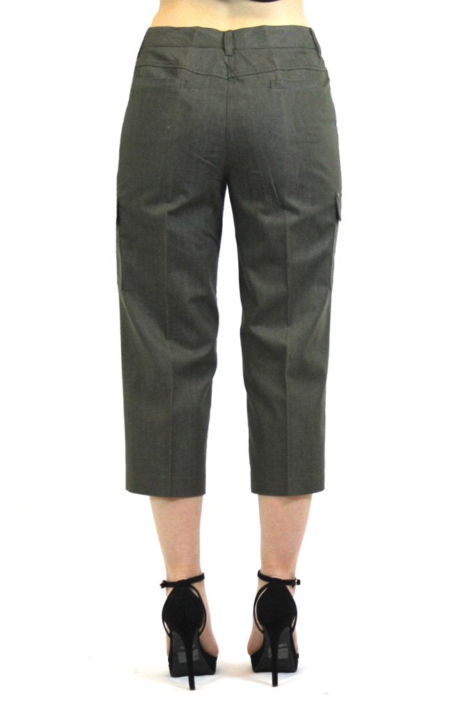 Women's Larry Levine Crop Pants - YuppyCollections