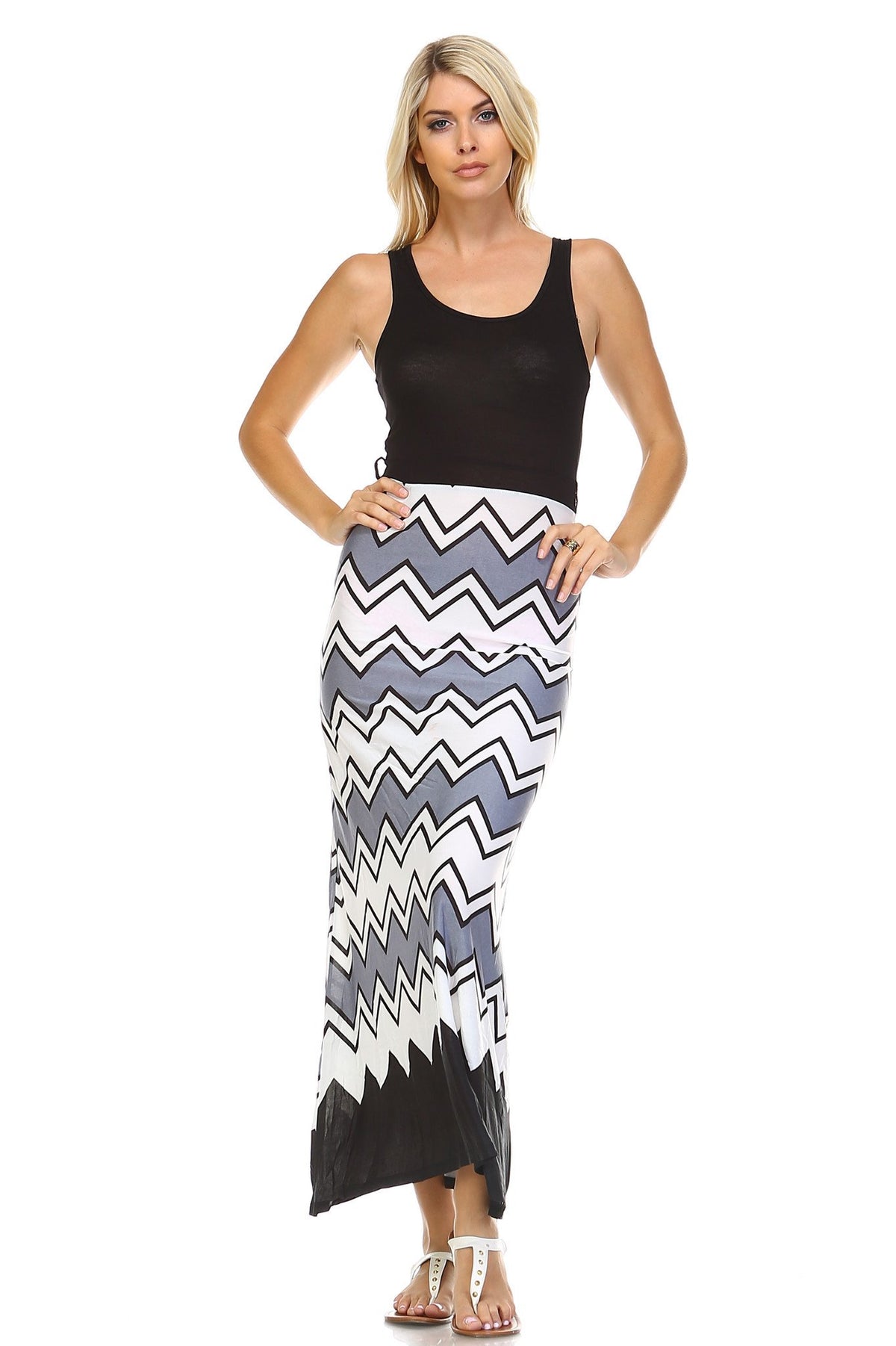 Women's Printed Maxi Dress - YuppyCollections