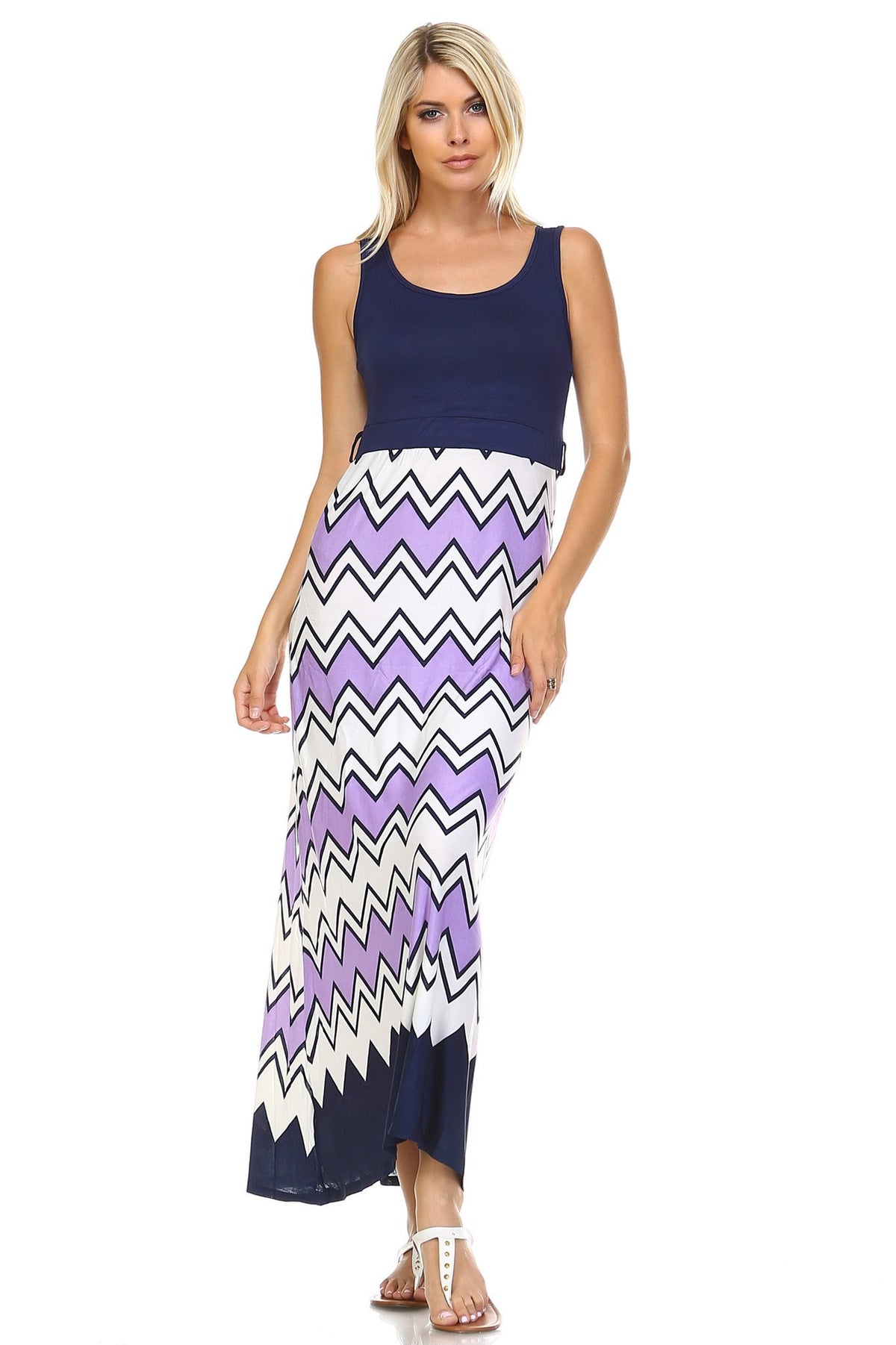 Women's Printed Maxi Dress - YuppyCollections