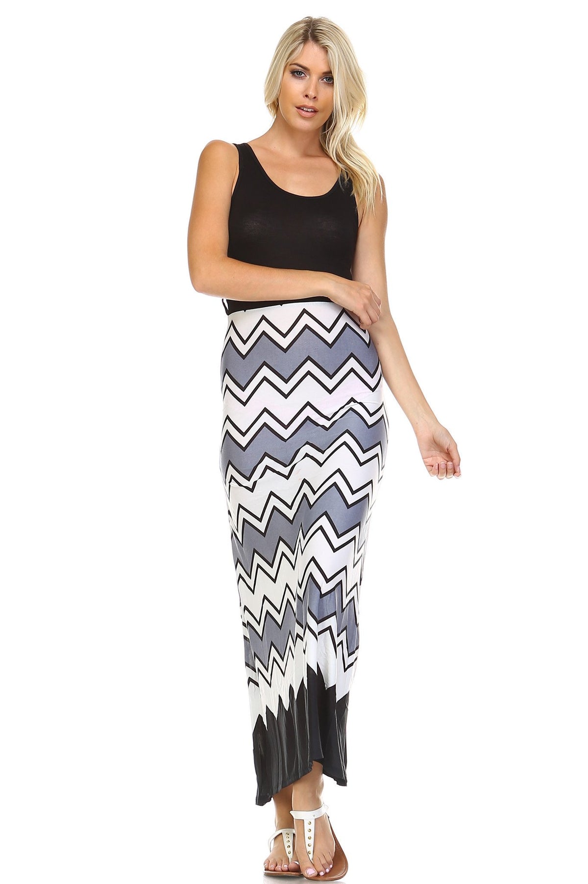 Women's Printed Maxi Dress - YuppyCollections