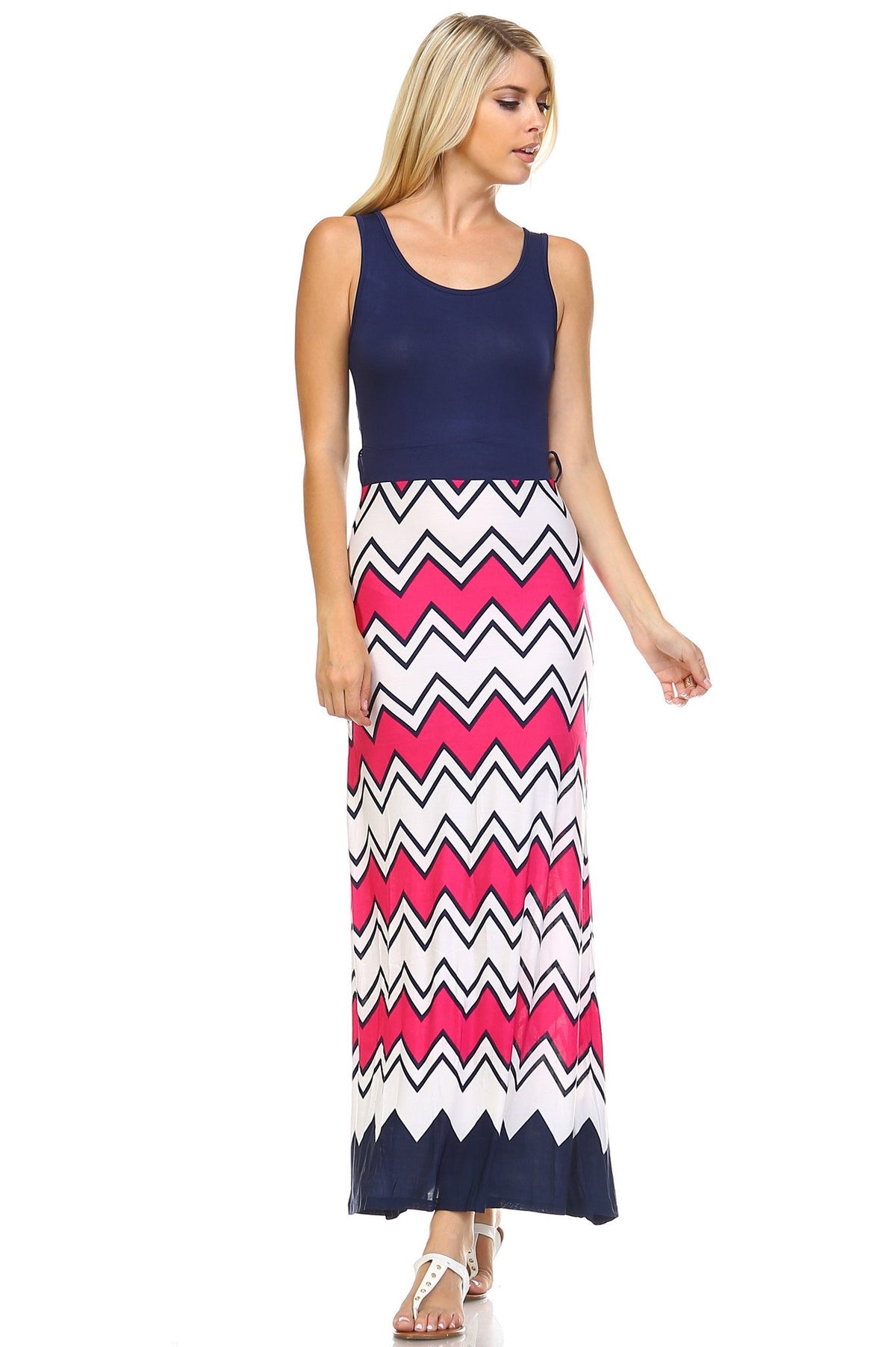 Women's Printed Maxi Dress - YuppyCollections