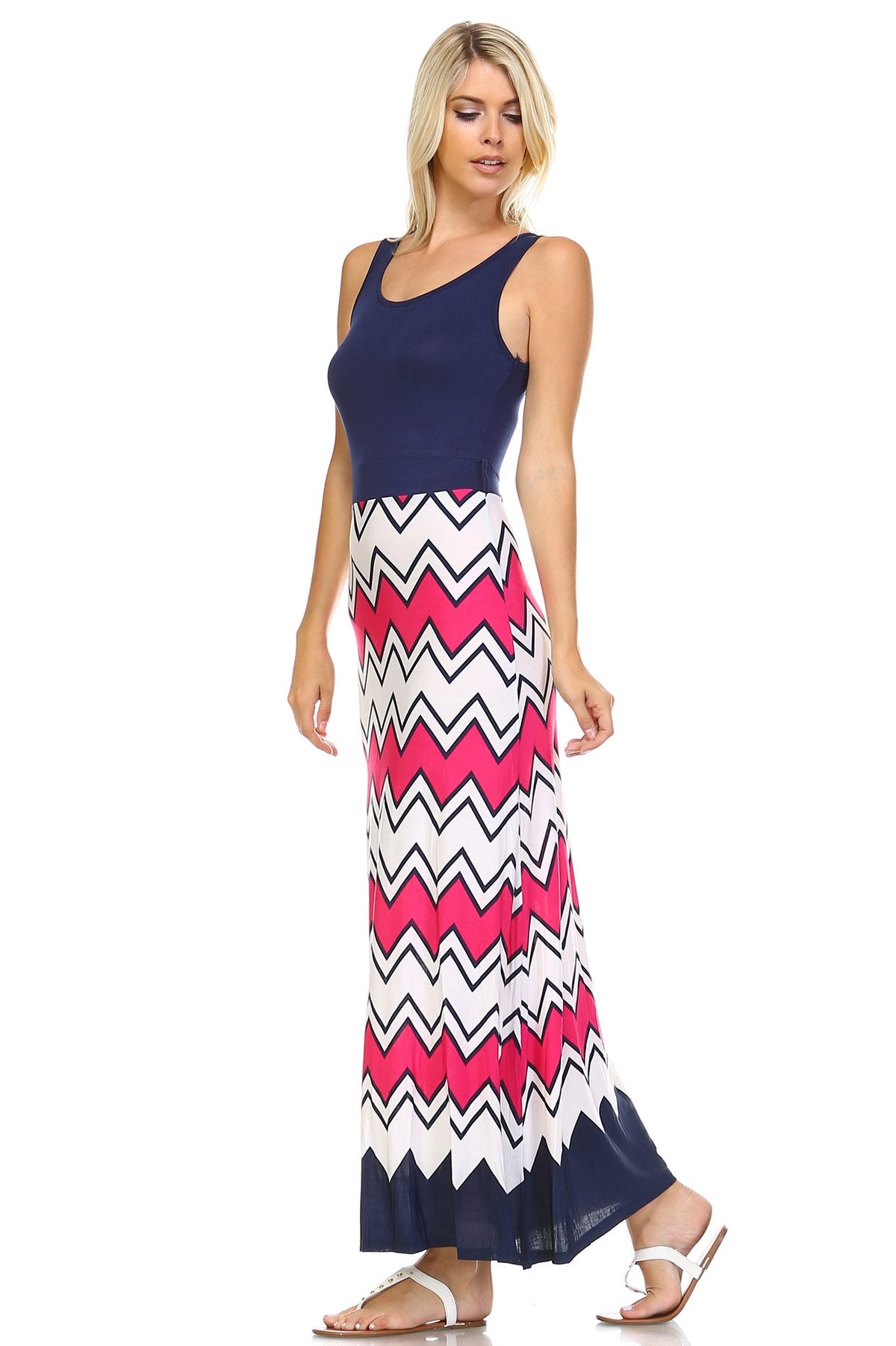 Women's Printed Maxi Dress - YuppyCollections