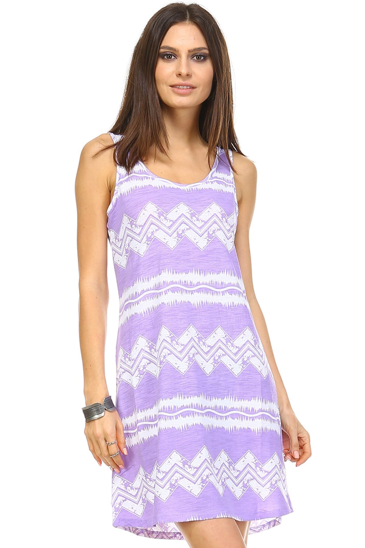 Women's Printed Mini Dress - YuppyCollections