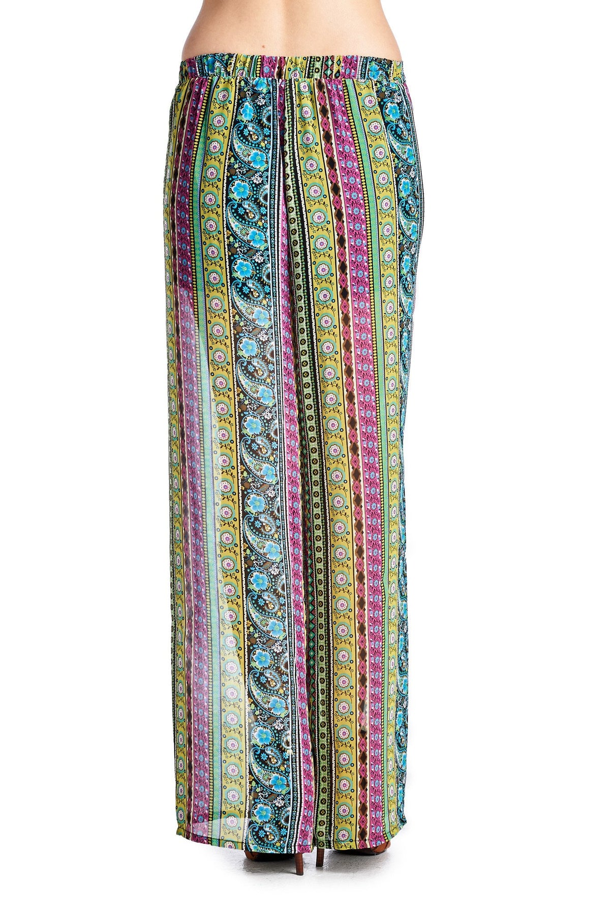 Women's Printed Palazzo Pants - YuppyCollections