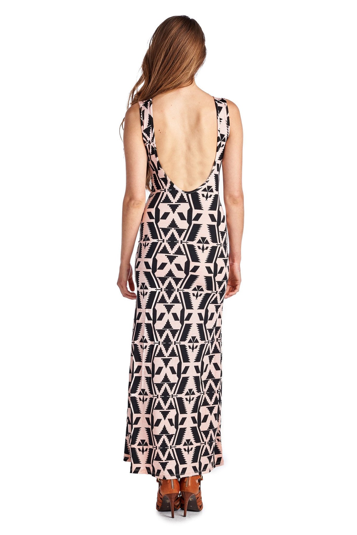 Women's Sleeveless Maxi Dress with Front Slits - YuppyCollections