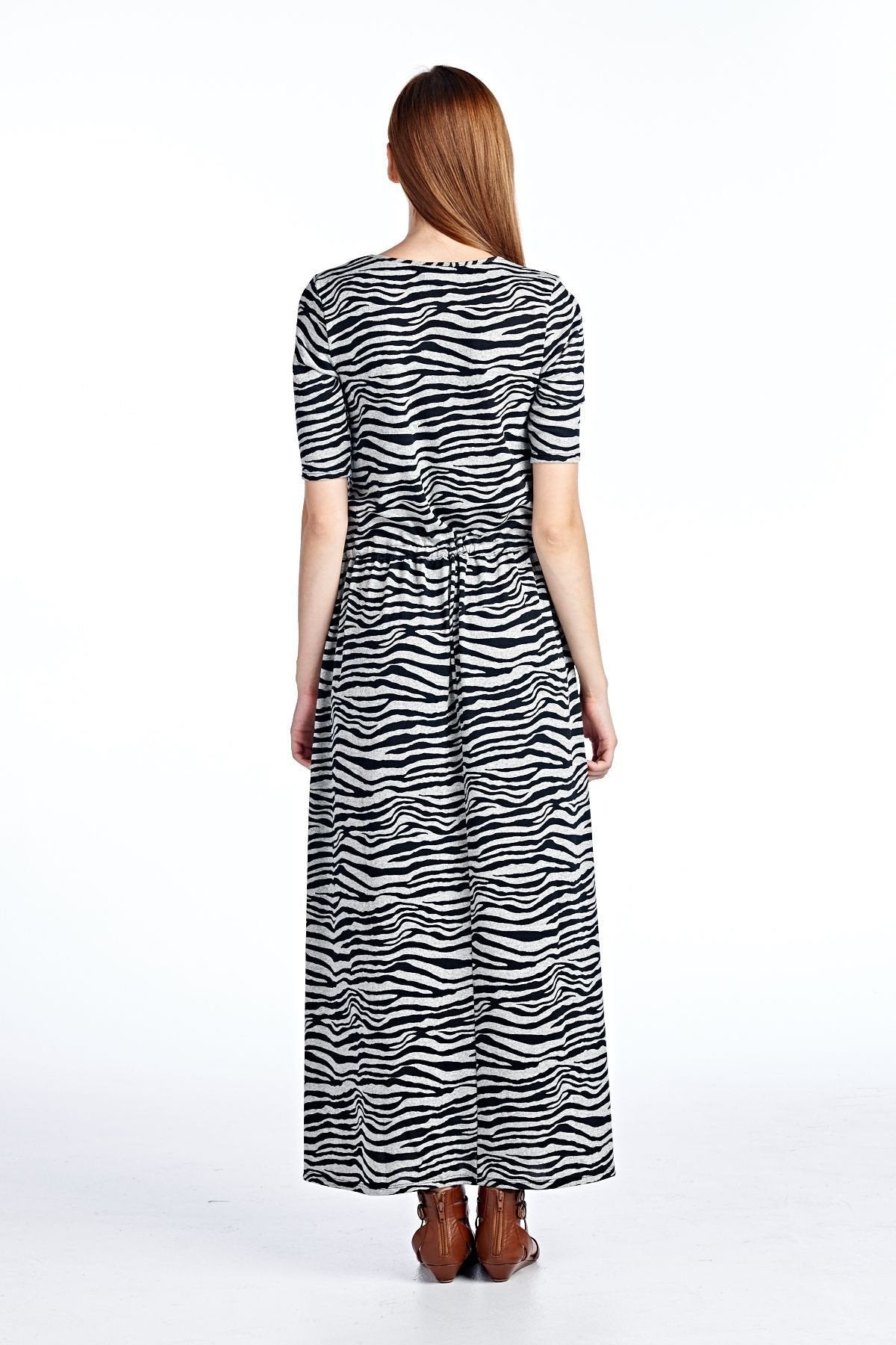 Women's Printed Hatchi Maxi Dress - YuppyCollections