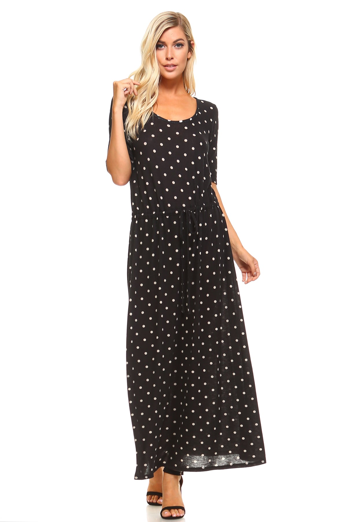 Women's Printed Hatchi Maxi Dress - YuppyCollections