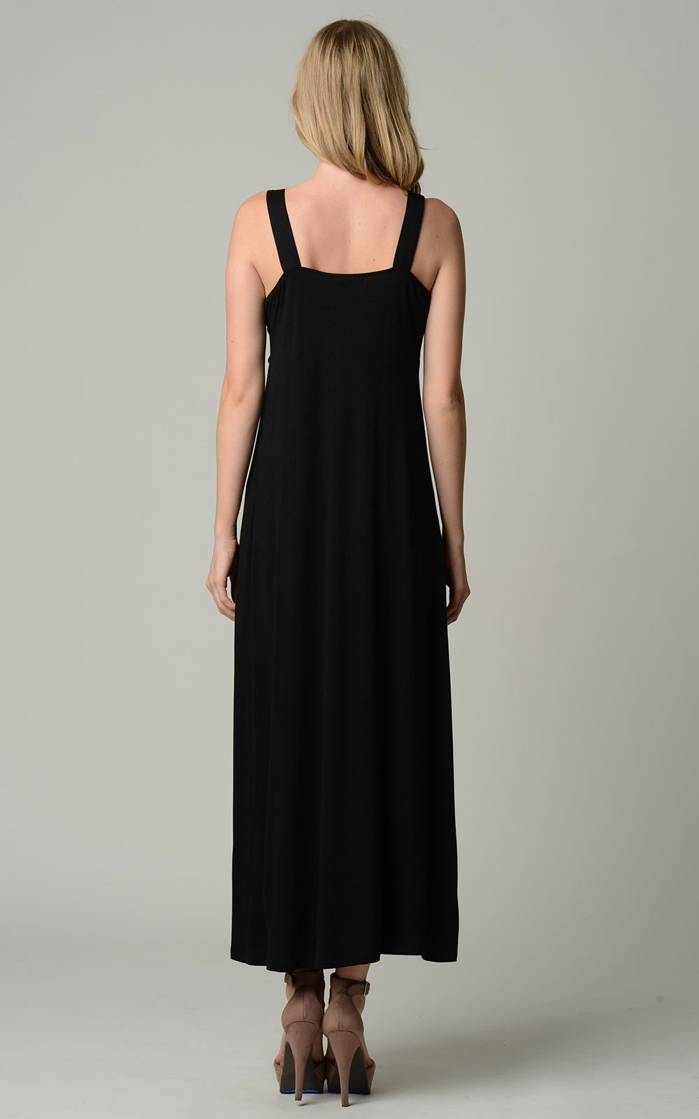 Women's Empire Waist Maxi Dress - YuppyCollections