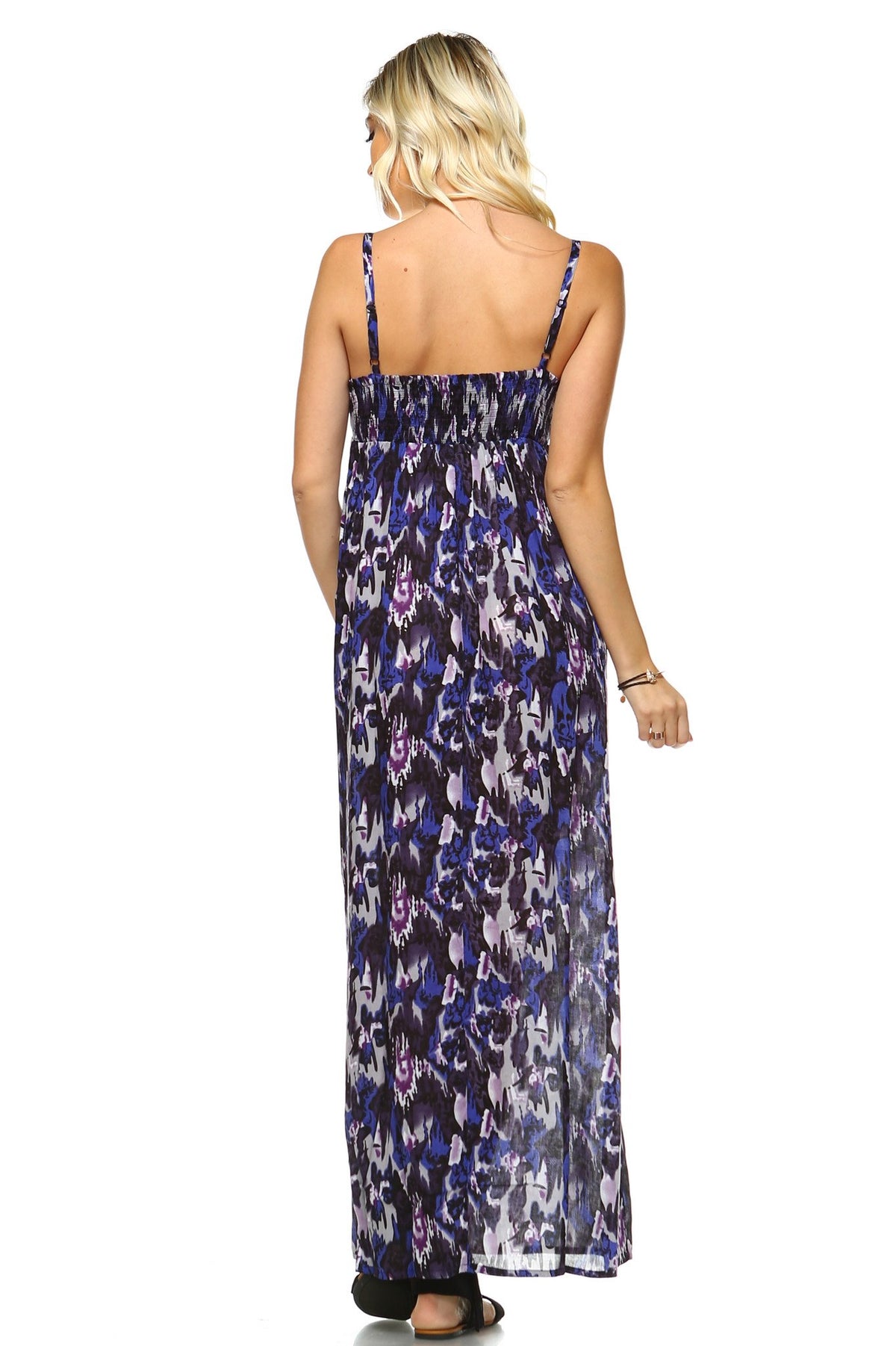 Women's Printed Maxi Dress - YuppyCollections