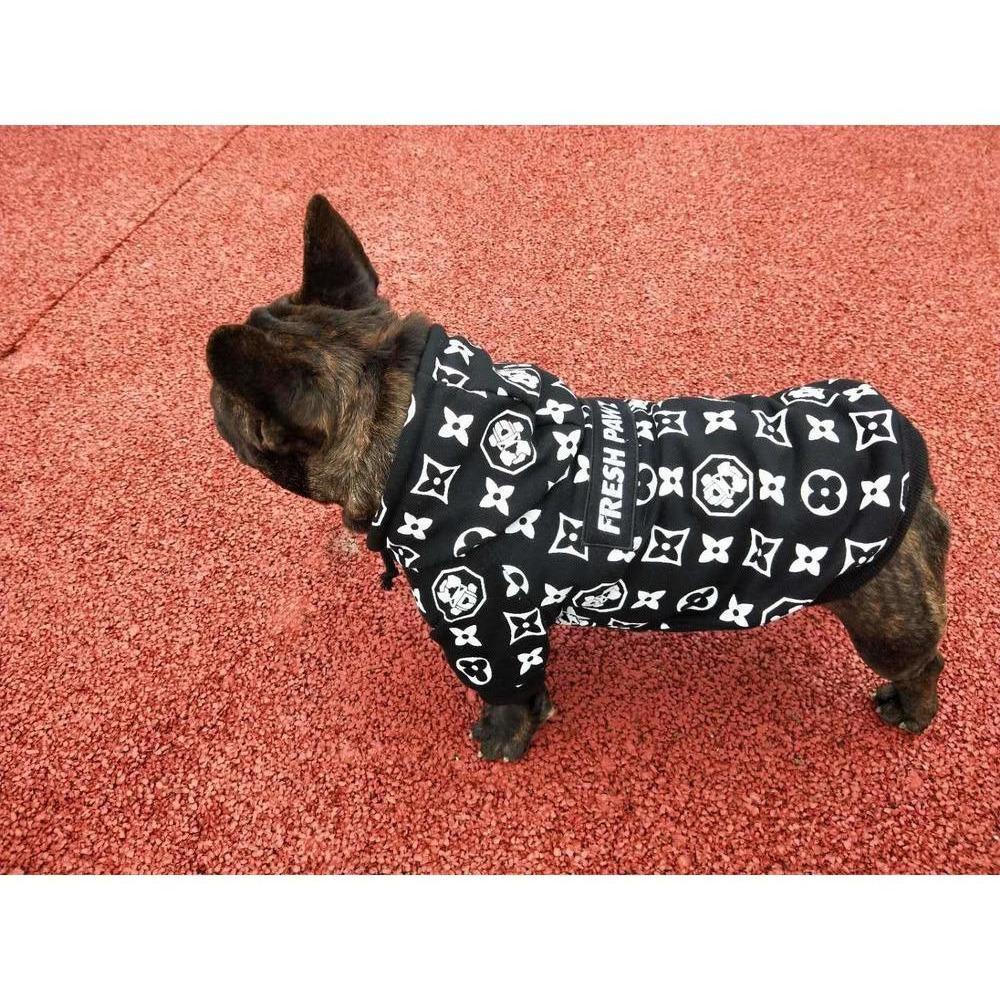 Monogram Hype Hoodie | Dog Clothing - YuppyCollections