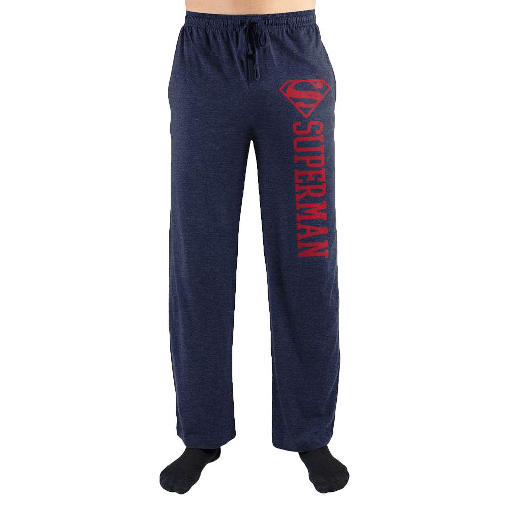 Superman S Symbol Print Men's Sleepwear Lounge Pants - YuppyCollections