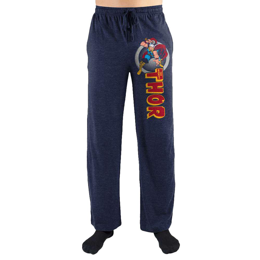 Marvel Comics Thor Print Men's Sleepwear Sleep Lounge Pants - YuppyCollections