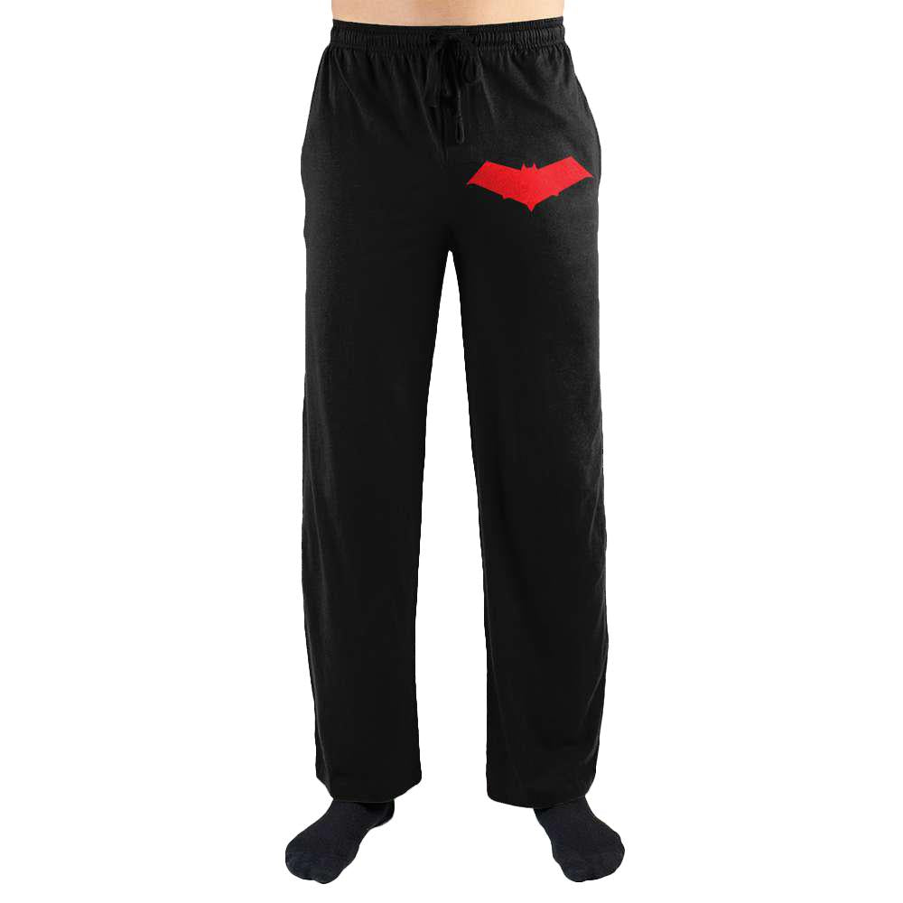 DC Comics The Red Hood Logo Mens Sleepwear Lounge Sleep Pants - YuppyCollections