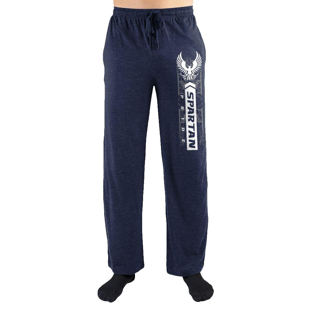 Halo Spartan Pride Eagle Print Mens Loungewear Lounge Pants - YuppyCollections