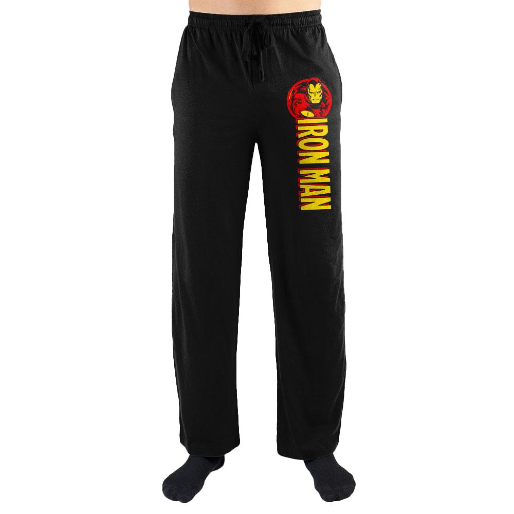 Marvel Comics Iron Man Print Men's Sleepwear Sleep Lounge Pants Gift - YuppyCollections